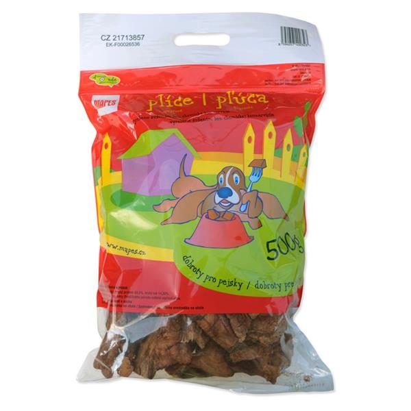 Pochoutka sušená MAPES plíce 500g