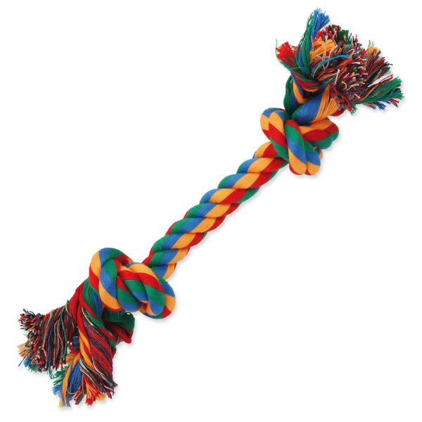 Uzol DOG FANTASY bavlnený farebný 2 knôty 25 cm