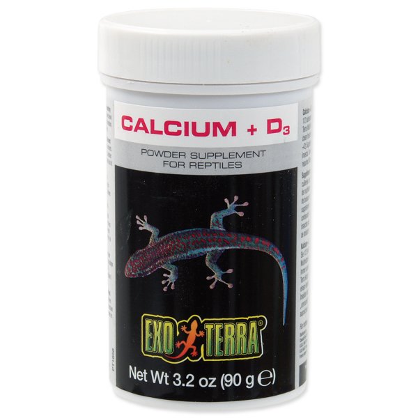 Exo Terra doplnkové krmivo kalcium + vitamín D3 90 g