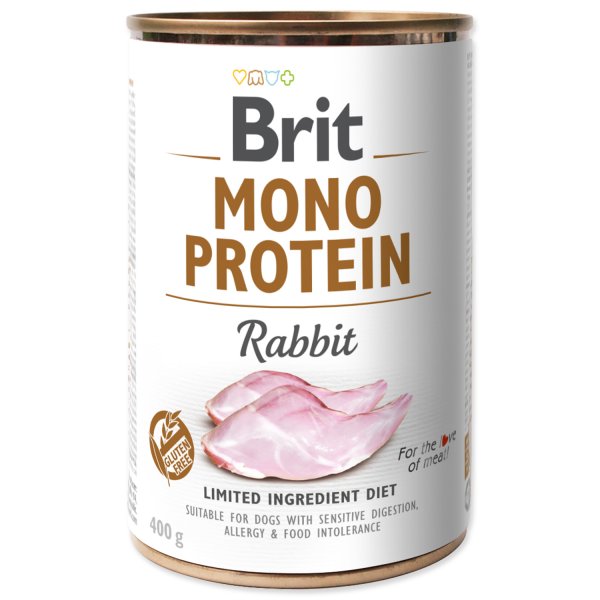 Brit Dog konz Mono  Protein Rabbit 400g