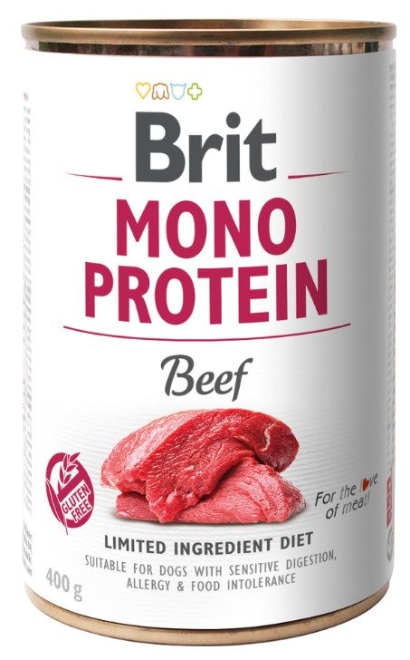 Brit Dog konz Mono Protein Beef 400g