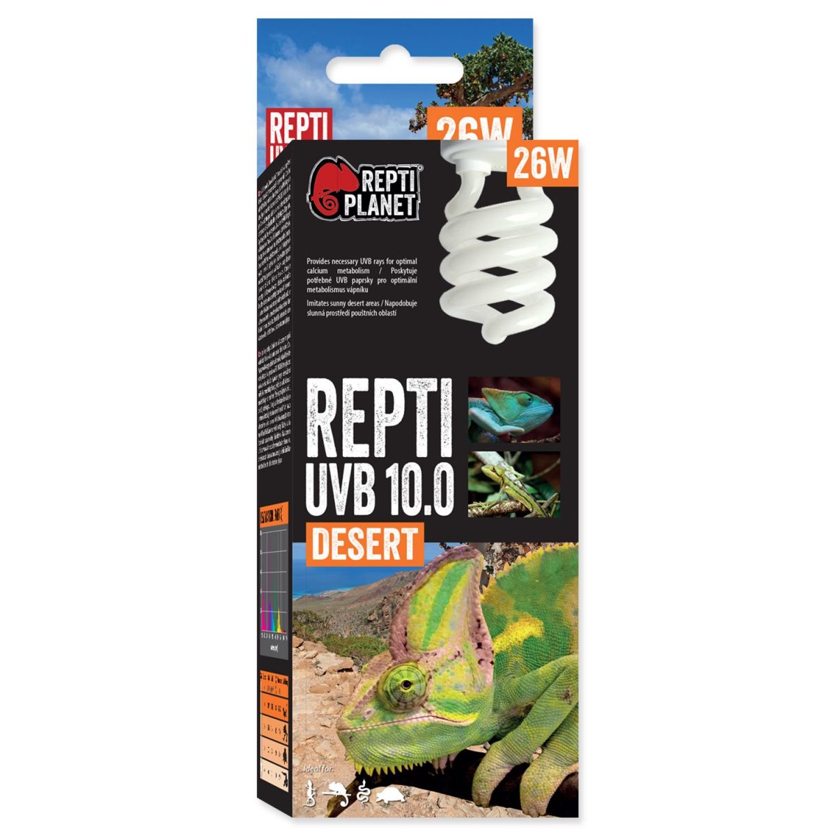 Žiarovka REPTI PLANET Repti UVB 10.0 26W