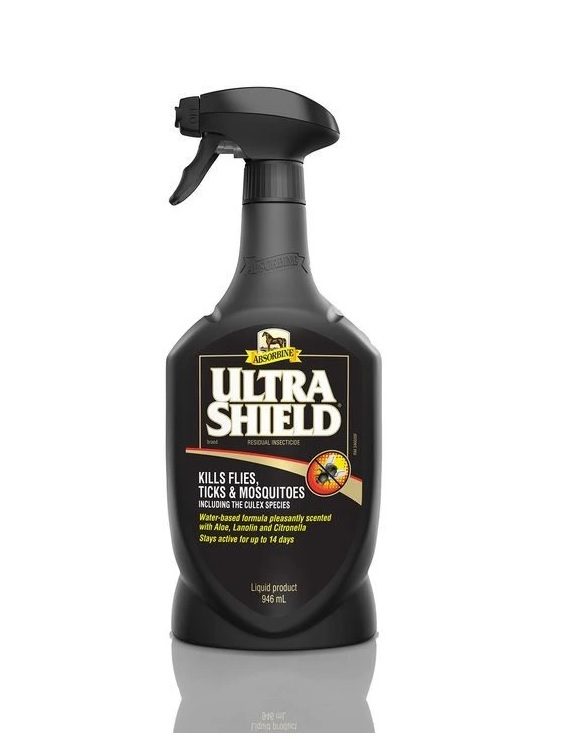 Repelent pre kone Absorbine Ultrashield EX, fľaša s rozprašovačom 946 ml