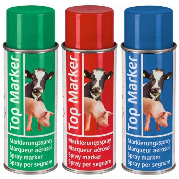 Sprej značkovací TopMarker, 400 ml, modrá  