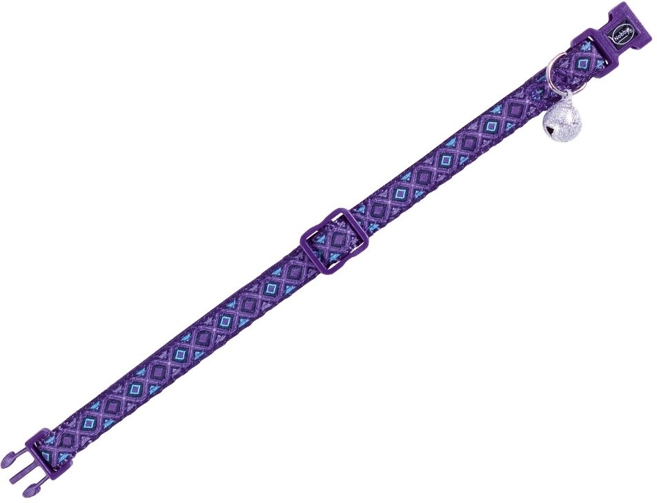 Nobby Design Lilac obojok s rolničkou pre mačky fialový 1ks