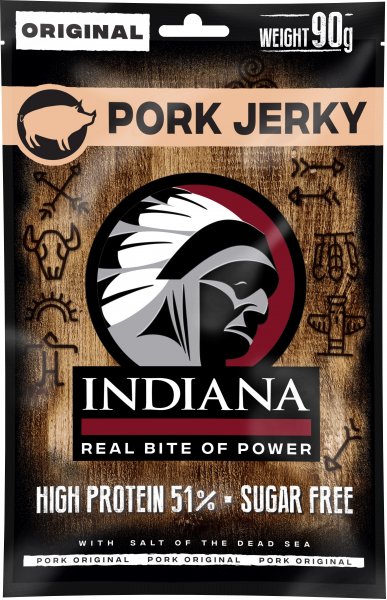 INDIANA Jerky bravčové Original ZIP 90g
