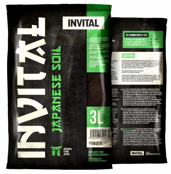 INVITAL Japanese Soil 3l Powder japonský substrát 