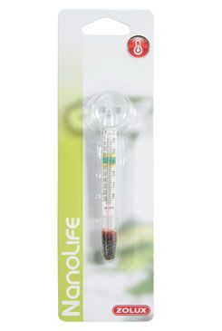Teplomer akváriový s prísavkou 10cm Zolux