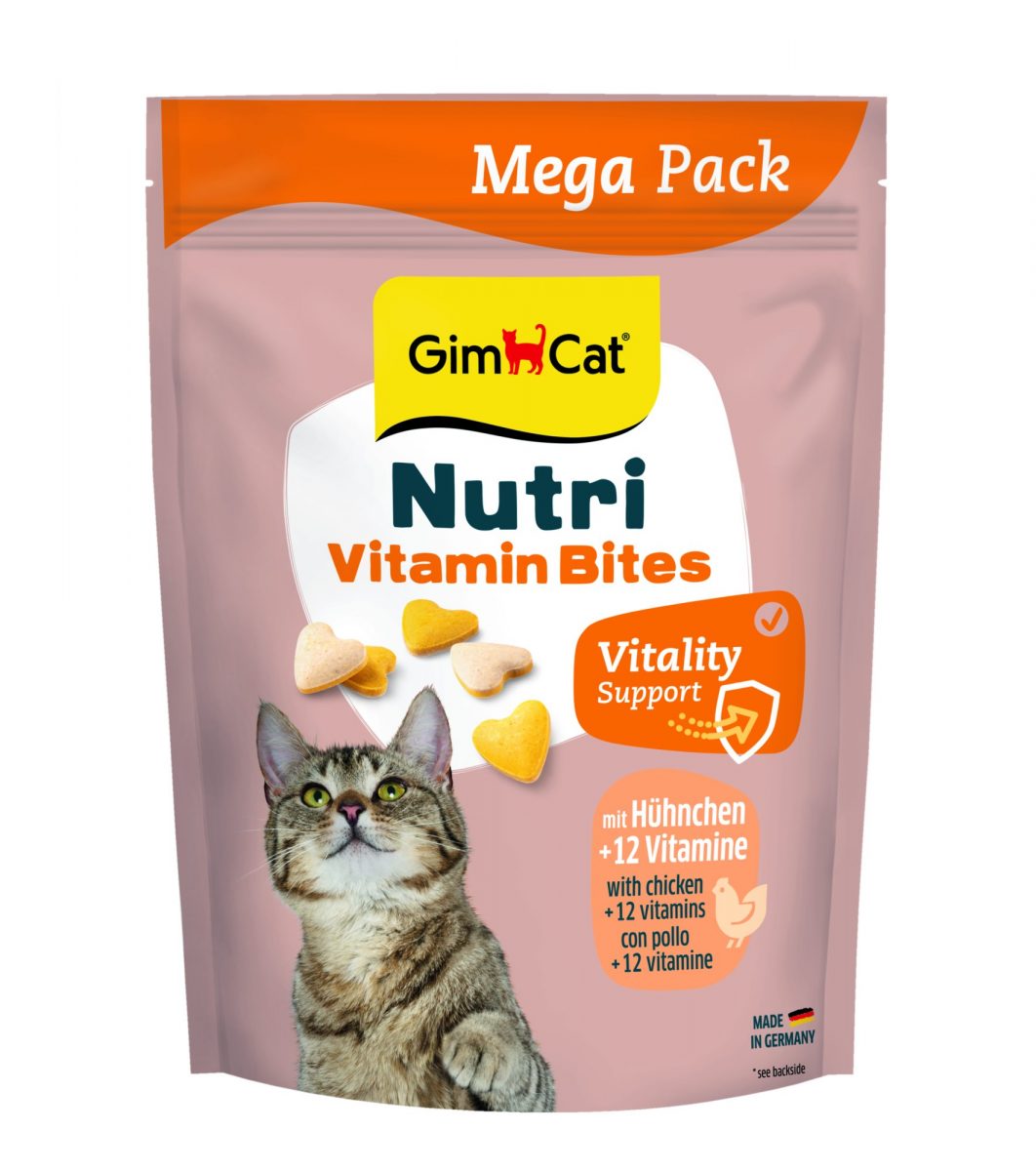 GIMCAT NUTRI MULTI-VITAMIN BITES tablety s kuretem 425G