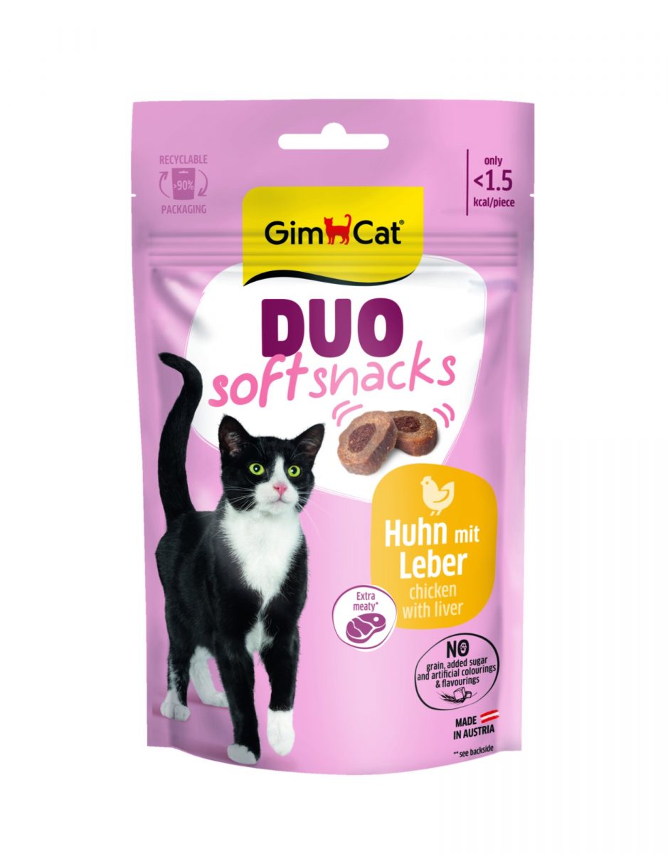 GimCat Duo Soft Snacks kure s jatry 50G