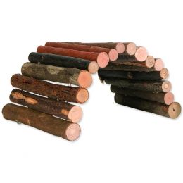 Trixie Drevený most z okrúhlych drievok 22x10 cm