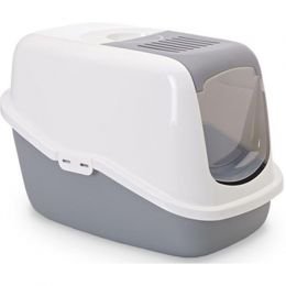 Toaleta Nestor bielo - šedá