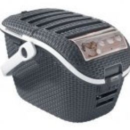 Curver prepravný box Rattan 51x38x33cm antracit/grey