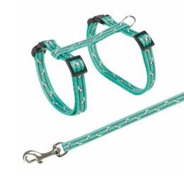 Trixie Postroj s vodítkom pre mačku motív 27 - 46 cm 10 mm 1,20 m