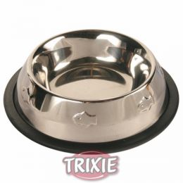 Miska nerez s gumou, motív rybky 200ml/11cm