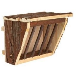 Trixie Drevené jasličky na seno 20x15x17 cm