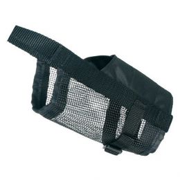 Náhubok nylonový so sieťkou, polyester, čierny L-XL 24 - 34 cm