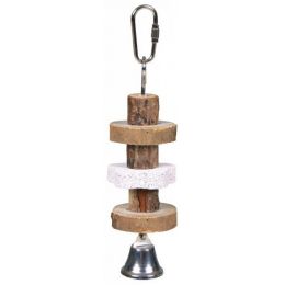 Natural Living-drevené kolieska, lávový kameň pre vtáky 16cm