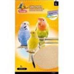 Piesková podložka do klietky pre vtáky L, Flamingo 7 ks, 28 x 46 cm