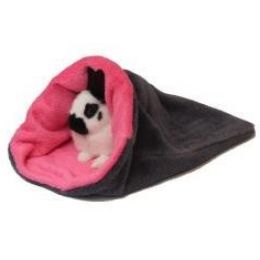 Marysa pelech 3v1 pre hlodavce, sivý/tmavo ružový