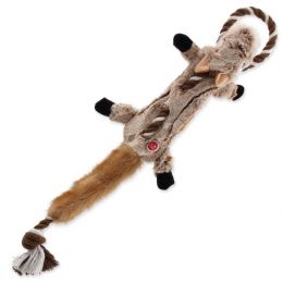 Hračka DOG FANTASY Skinneeez s povrazom čipmank 57,5 cm 1ks