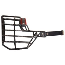 Náhubok čierny/kov bradáč stredný, suka