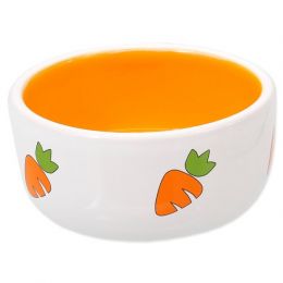 Miska SA keramická pre králiky bielo-žltá 11,5x5cm 0,3l