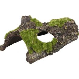 Dekorácia umelá - kôra s machom 15x9x16cm Flamingo