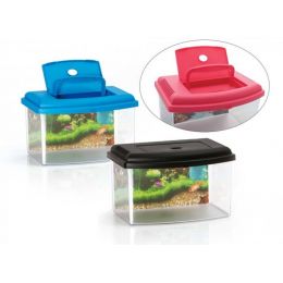 COBBYS PET Akvárium plastové 2, s krytom a pozadím 28x20x17,5cm  5,5l