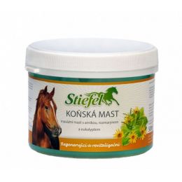 Stiefel Konská masť, regenerujúci a revitalizujúci prípravok pre natiahnuté svaly a kĺby, balenie 500 g