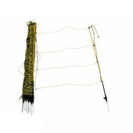 Sieť pre elektrické ohradníky na ovce Ovinet 108 cm, 50 m, oranžová, 1 hrot