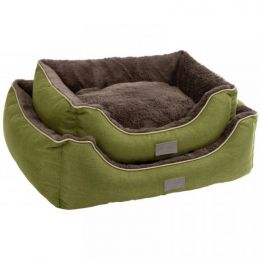 Pelech SAMUEL pre psy a mačky, zelený, 50 x 40 x 15 cm  