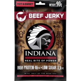 INDIANA Jerky hovädzie Hot & Sweet ZIP 90g