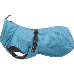 Zateplený zimný kabátik RIOM, modrá S: 35cm, hruď: 36-54cm, krk: do 38cm