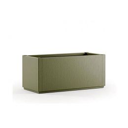 Truhlík, vyvýšený záhon STEFANPLAST ETHICA 80 olivovo zelená